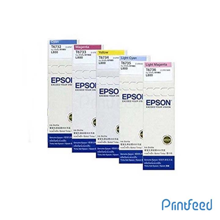 جوهر اپسون مدل T673 Epson T673 5 Color Ink BOTTLE 70ML Pack